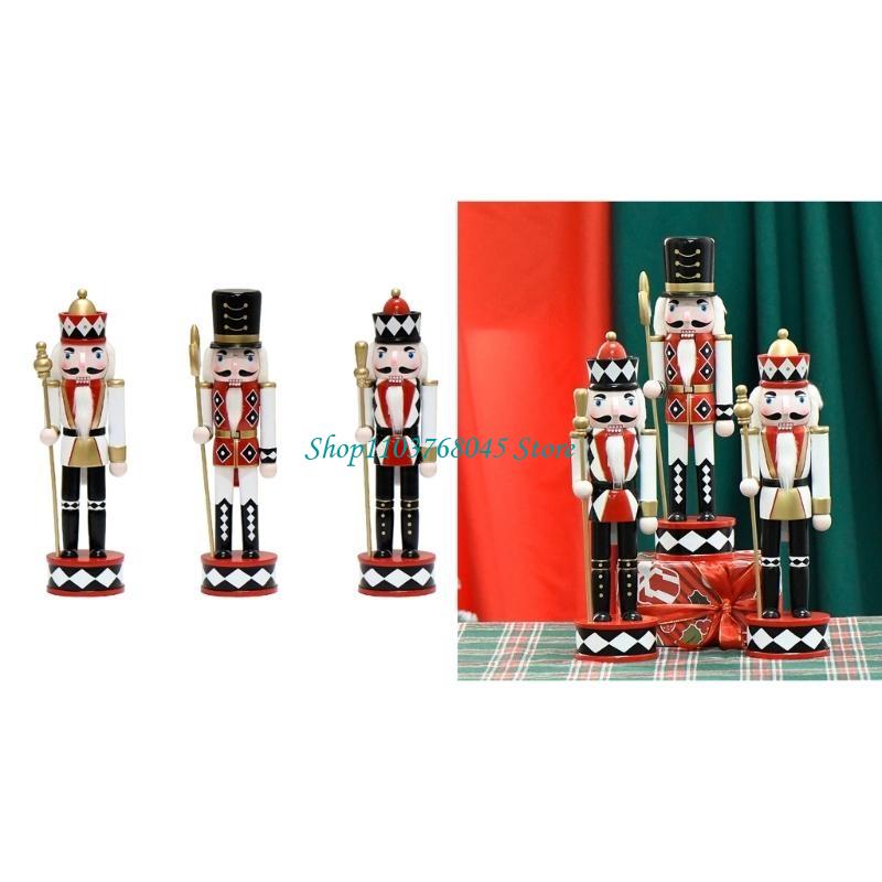 Nutcracker Figurine - R53F casse-noisette noël en bois, Figurine