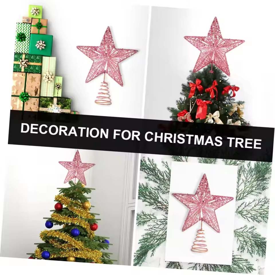 Star Tree Topper - Étoile de Noël pentagonale pour le