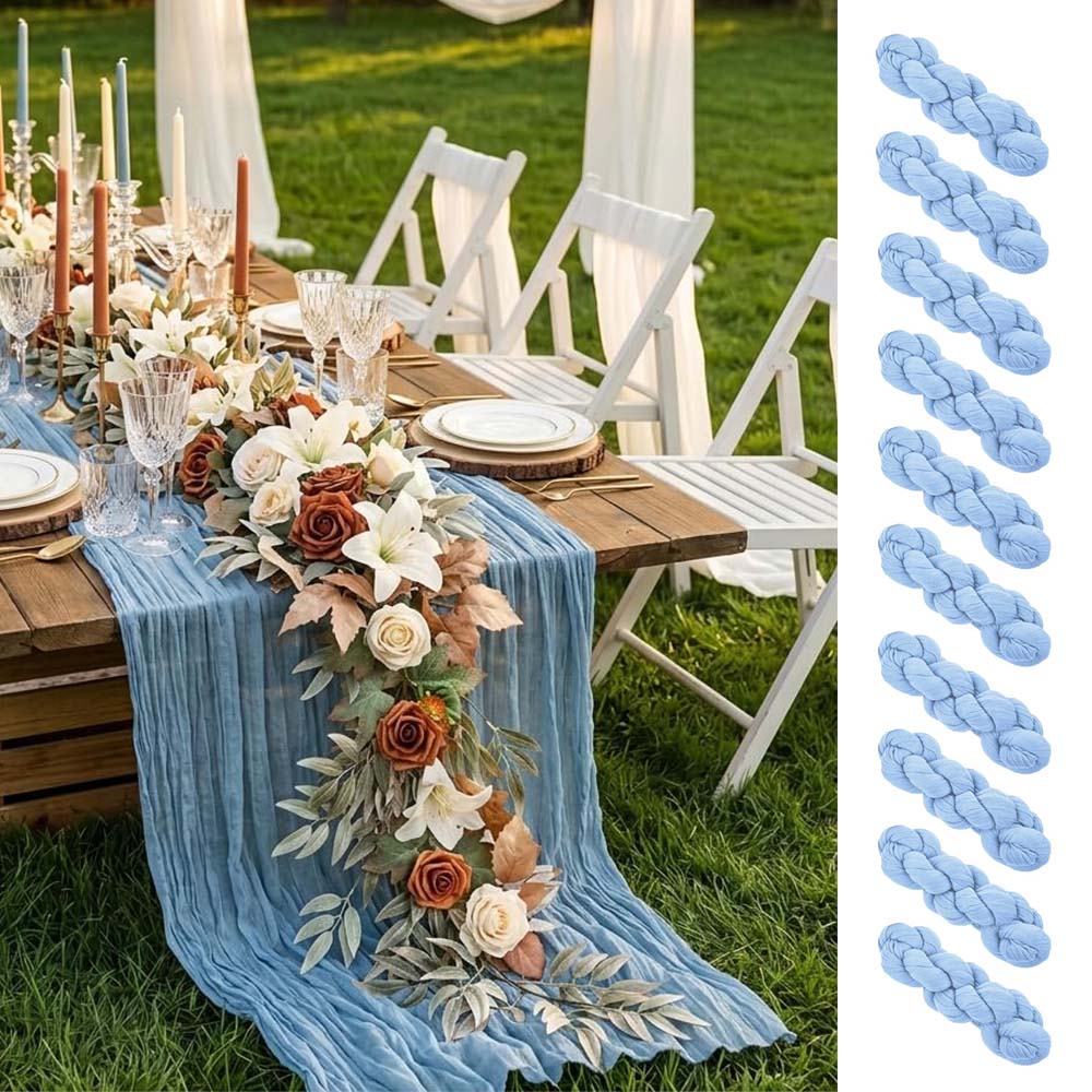 Christmas Table Runner - Lot de 10 chemins de table