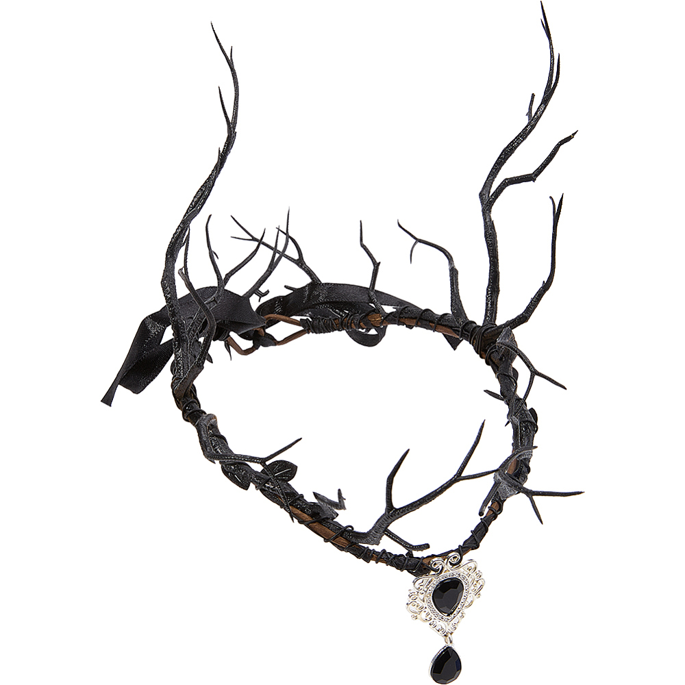 Reindeer Antlers Headband - Serre-tête de fée noire, elfe des