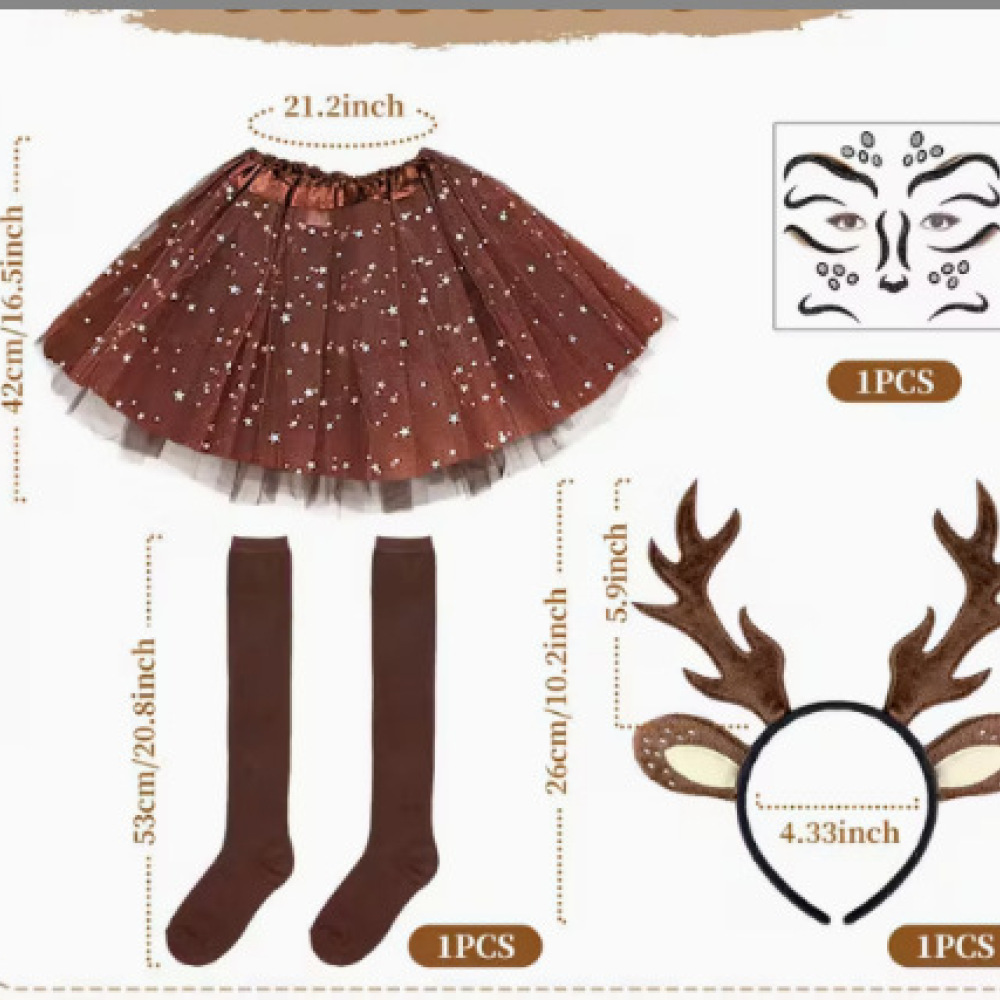 Reindeer Antlers Headband - Cerceau à cheveux décoratif en forme