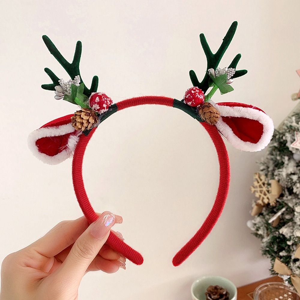 Reindeer Antlers Headband - Décoration de Noël : Bandeau de