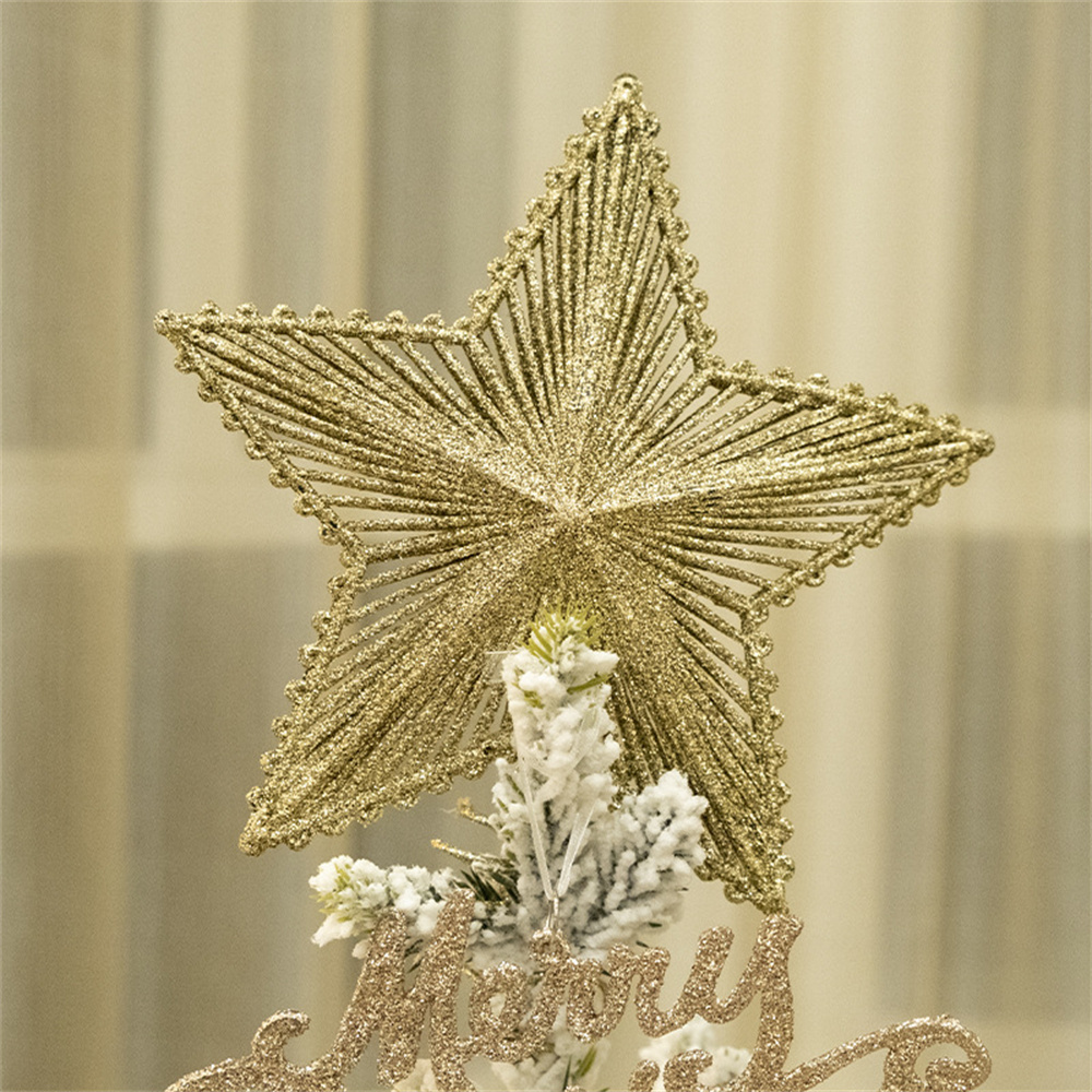 Toppers de sapin de Noël dorés - Star Tree Topper avis et prix