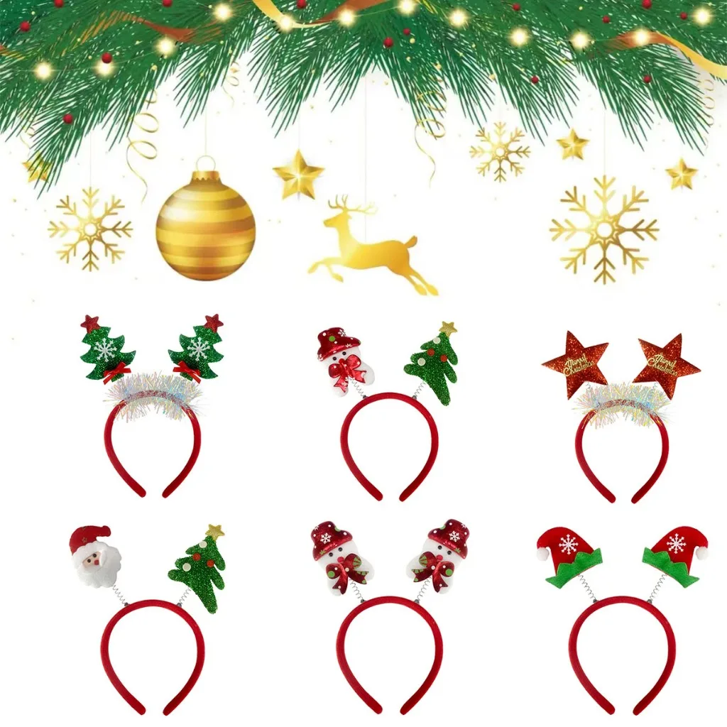 10 pièces bandeau de noël bois - Reindeer Antlers Headband avis et prix