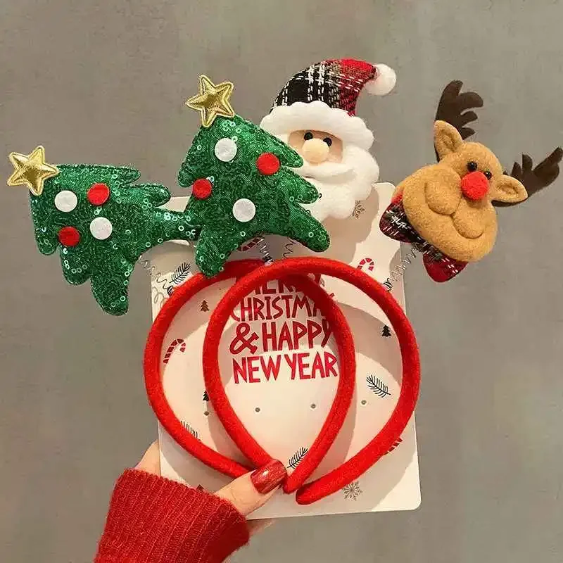10 pièces bandeau de noël bois - Reindeer Antlers Headband avis et prix