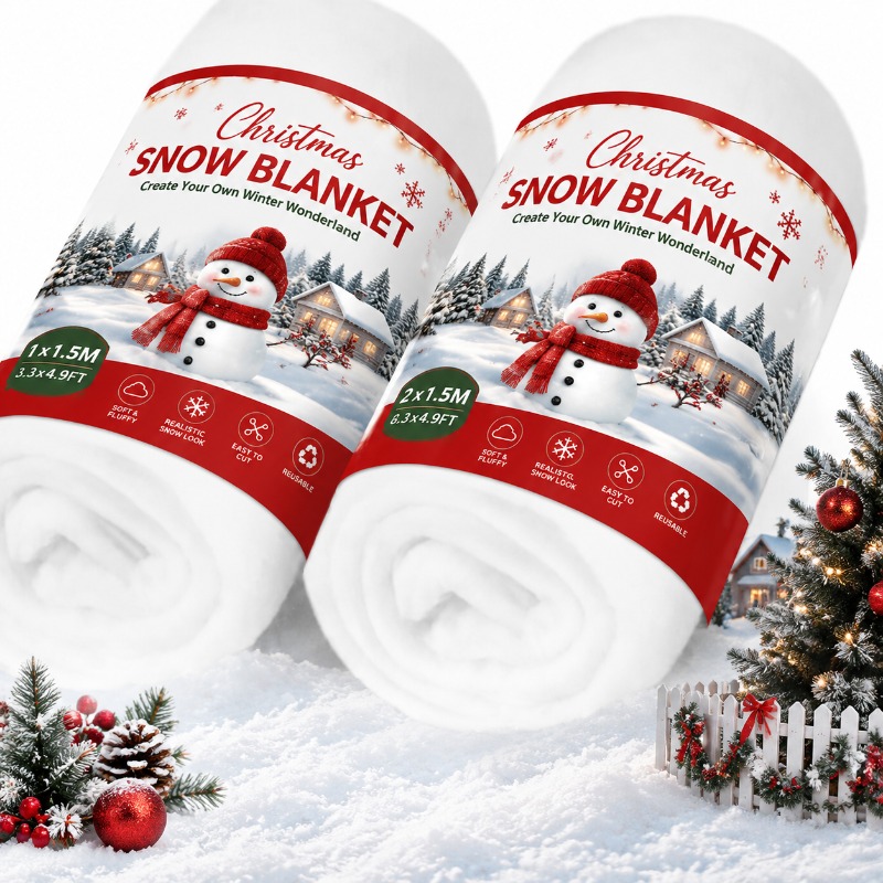 Tapis de neige artificielle, c - Christmas Throw Blanket avis et prix