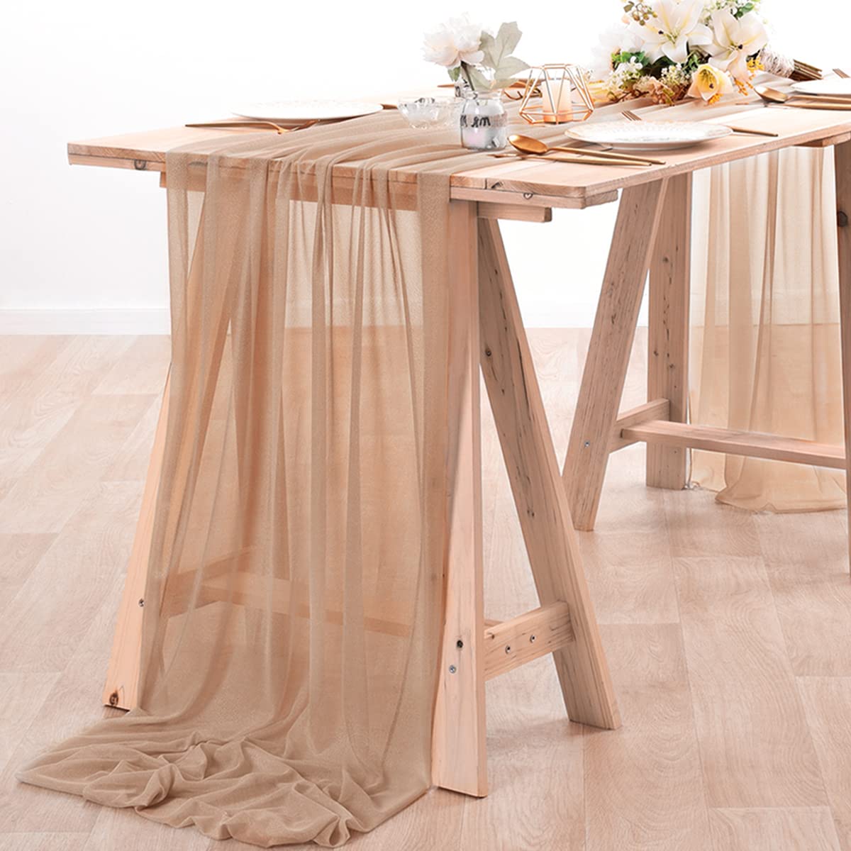 Chemin de Table en mousseline  - Christmas Table Runner avis et prix
