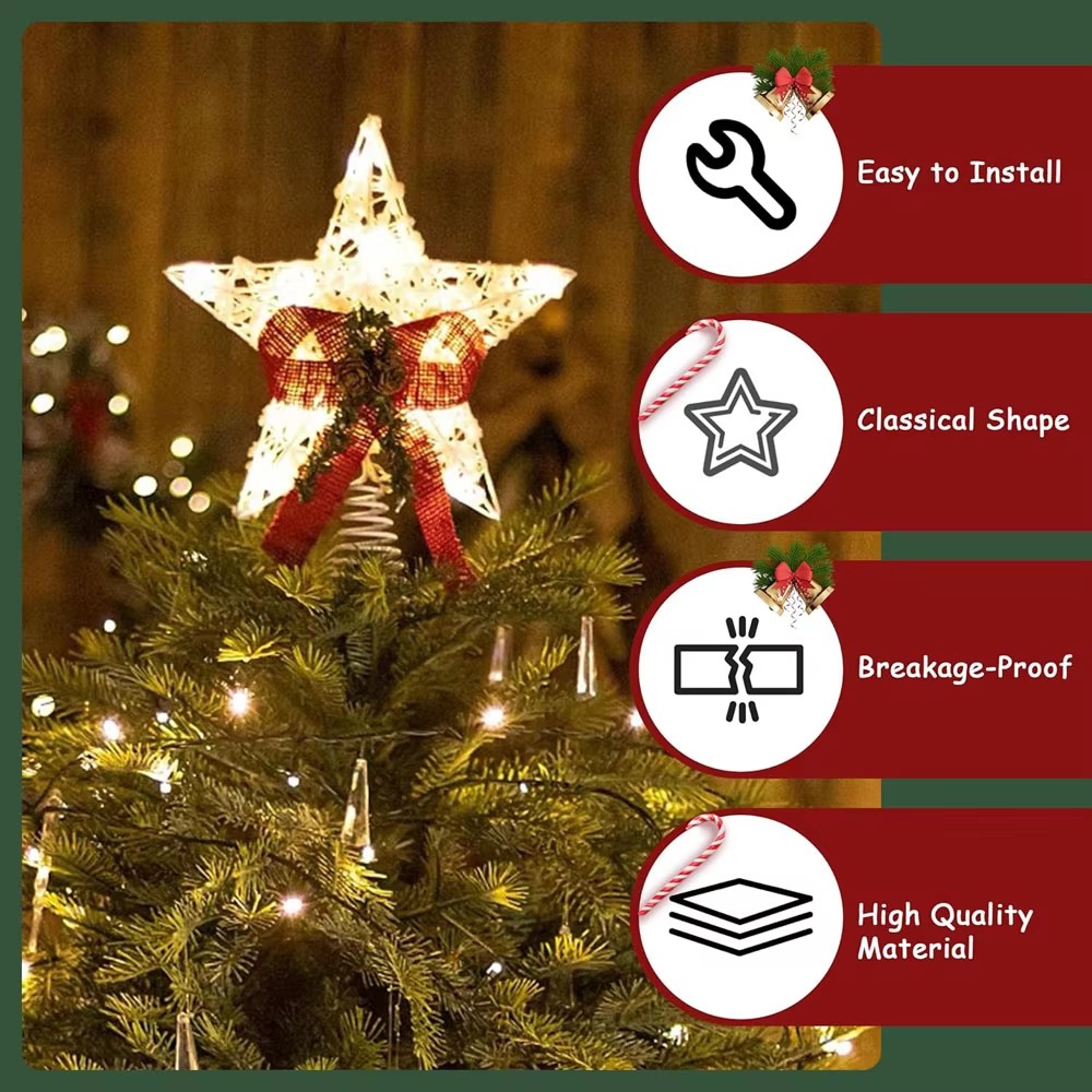 Arbre de noël LED étoile arbre - Star Tree Topper avis et prix
