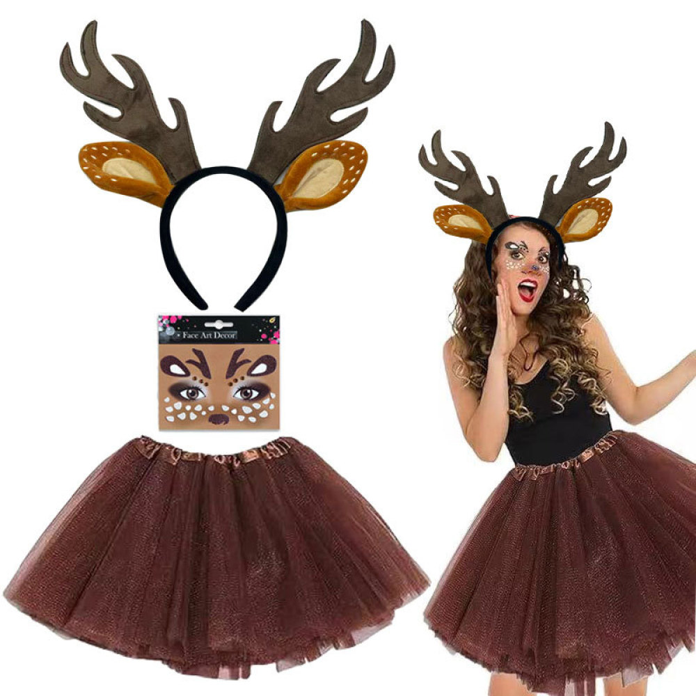 Serre-tête en bois de renne de - Reindeer Antlers Headband avis et prix