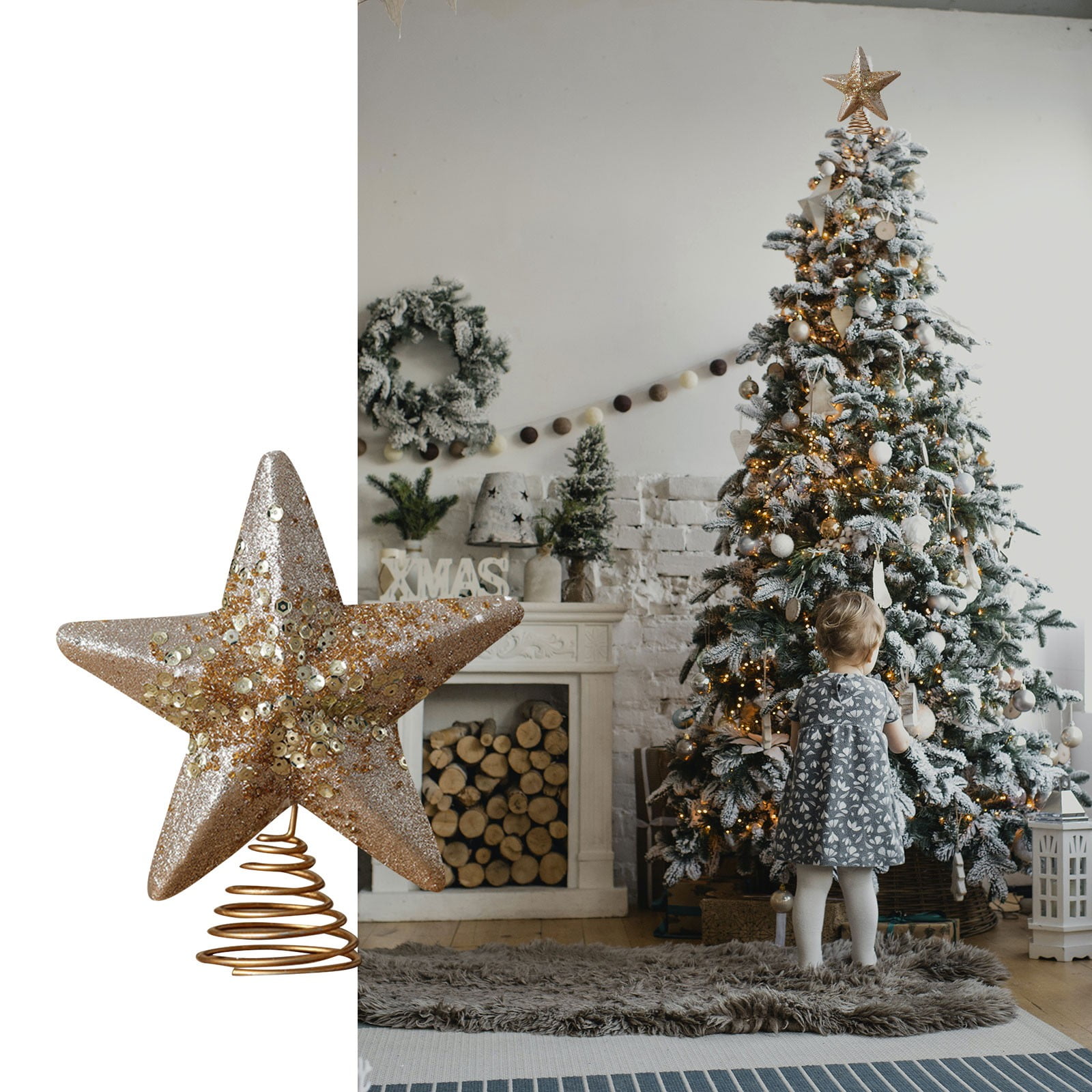 Décoration d'étoile supérieure - Star Tree Topper avis et prix