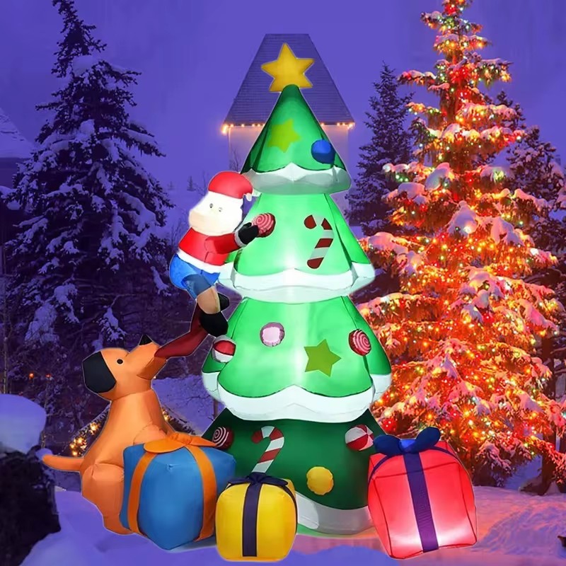 Sapin de Noël Gonflable Modèle - Christmas Lights Outdoor avis et prix