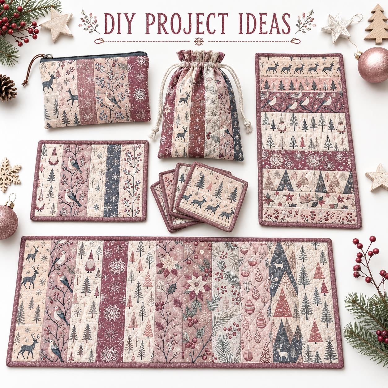 10 bandes de tissu Jelly Roll  - Christmas Table Runner avis et prix