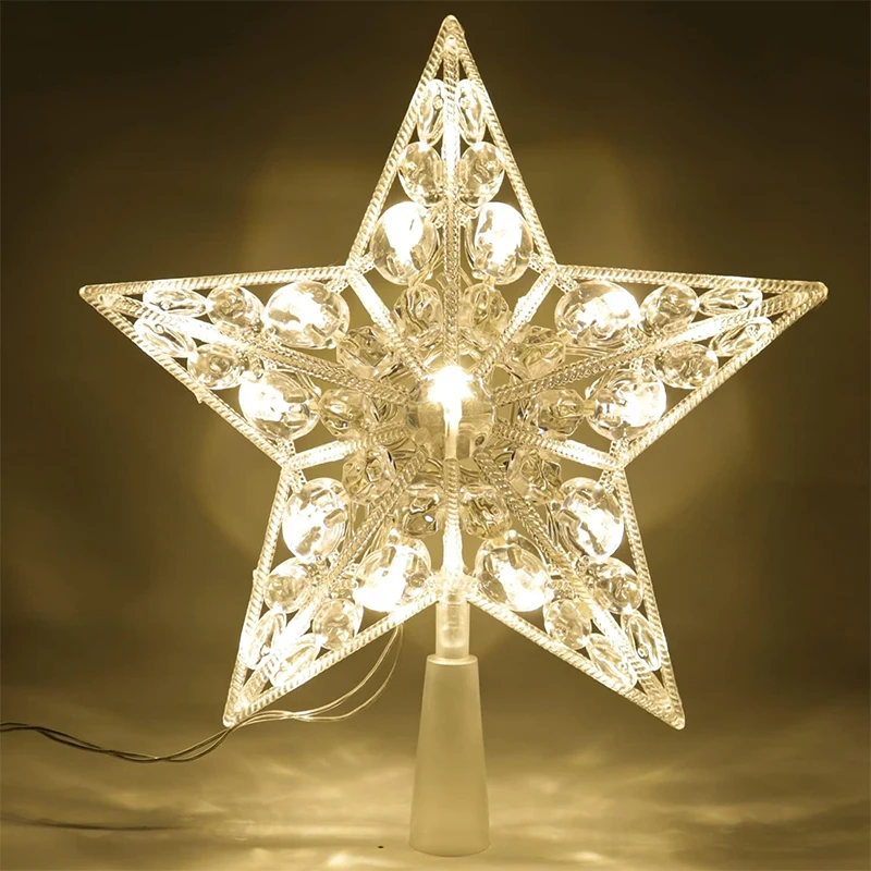 Décoration de noël scintillant - Star Tree Topper avis et prix
