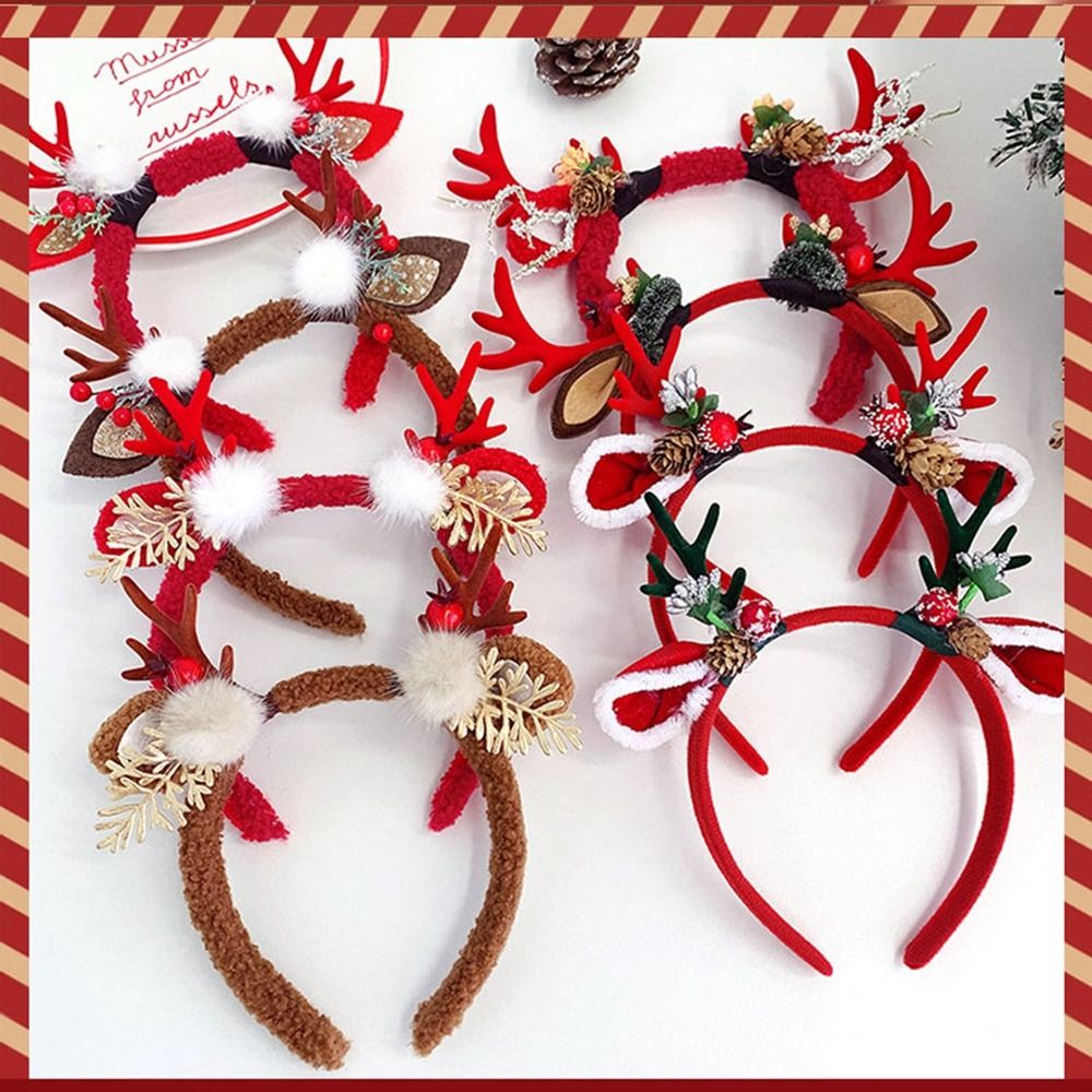Décoration de Noël : Bandeau d - Reindeer Antlers Headband avis et prix